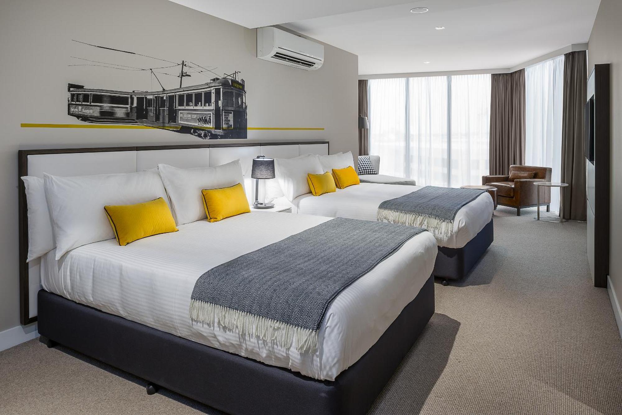 Peppers Docklands Hotell Melbourne Eksteriør bilde A room at the hotel
