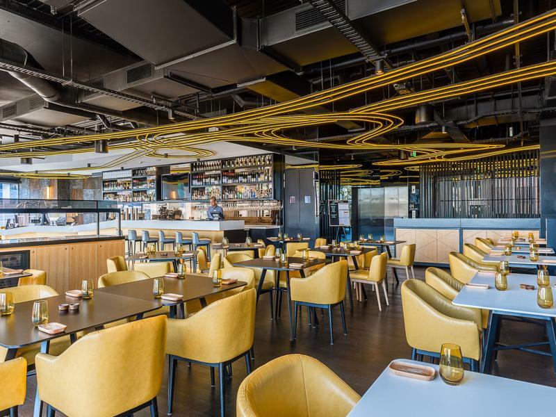 Peppers Docklands Hotell Melbourne Eksteriør bilde The interior of the restaurant