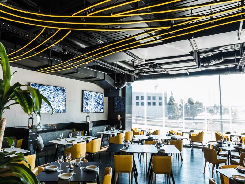 Peppers Docklands Hotell Melbourne Eksteriør bilde The interior of the restaurant